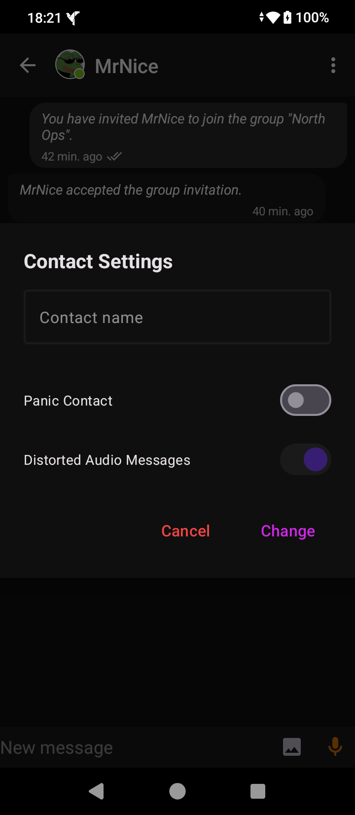 Anonomi Distorted Voice